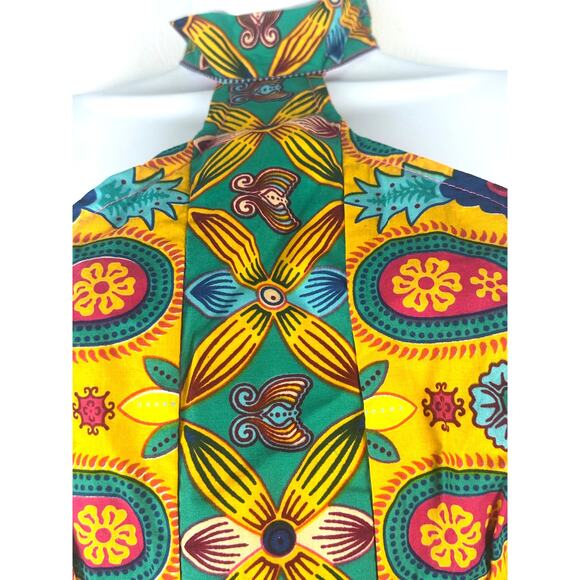 Super Cute Grass Fields Dress The African Shop, Size 8 Beaut. Multi color Print - Picture 6 of 9